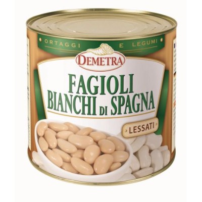 Pupelės baltos, sviestinės, DEMETRA, 2,5 kg / 1,5 kg