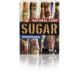 Cukrus rudas DEMERARA, 500 g