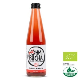 Gėrimas Kombučia vyšnių skonio, 350 ml