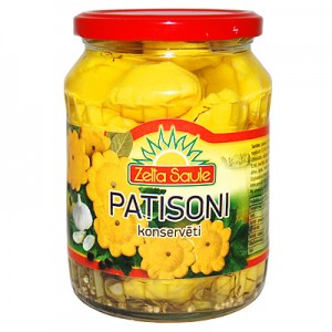 Patisonai marinuoti, 860 g / 470 g