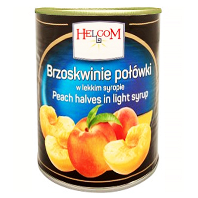 Persikų puselės, 2,65 kg / 1,5 kg