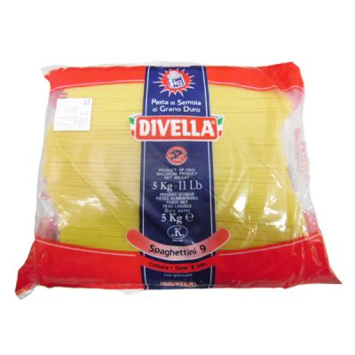 Pasta spaghettini Nr.9, DIVELLA IT, 5 kg