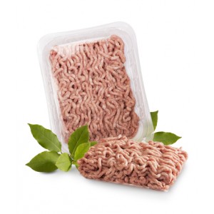 Pork and beef minced, cooled, in vacuum, kg