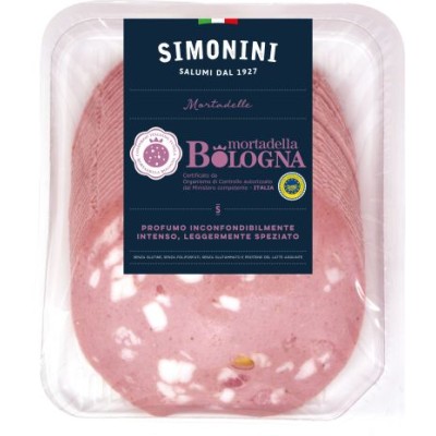 Virta itališka pjaustyta dešra Mortadella Bologna su pistacijomis, SIMONINI, 250 g