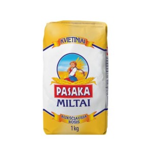 Wheat flour a.r. 550D Pasaka, 1 kg