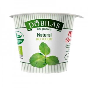 Jogurtas naturalus Dobilas, 125 g