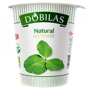 Jogurtas naturalus Dobilas, 300 g