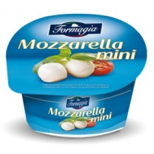 Sūris Mozzarella mini, 220 g / 125 g