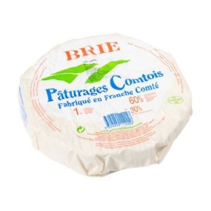 Sūris su baltu pelėsiu Paturages Comtois, Brie, 60%, 1 kg
