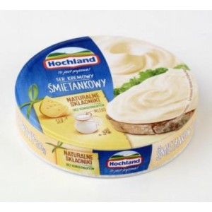 Sūris lydytas HOCHLAND Cream, (8 x 22,5 g), 180 g