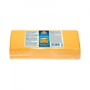 Sūris lydytas 45% Cheddar HOCHLAND, riekelėmis, 1033 g