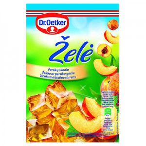 Jelly peach Dr. Oetker 72 g