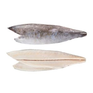 Yellowtail escolar fillet with skin (packaging 2-4 kg), frozen, glaze 10%, kg