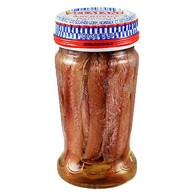 Ančiuvių filė saulėgrąžų aliejuje, 160 g / 82 g